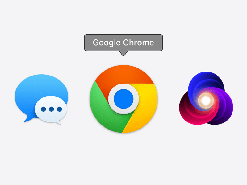 macOS风格Chrome图标插图