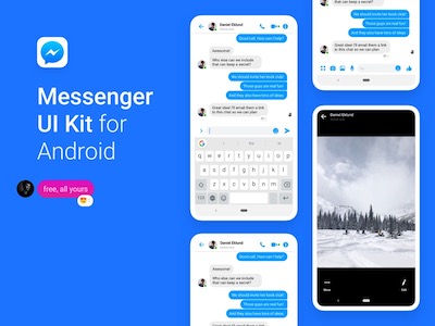 安卓Messenger App用户界面套件