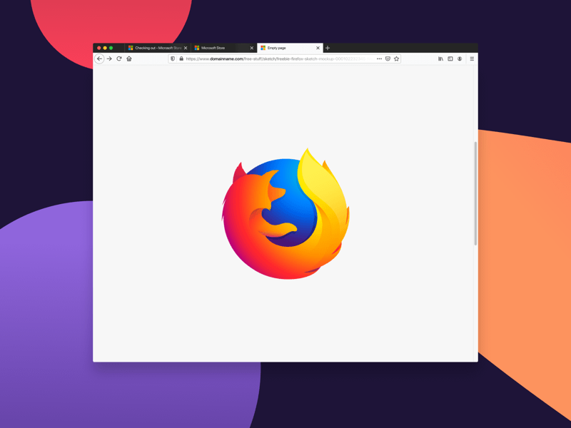 Firefox火狐浏览器样机插图