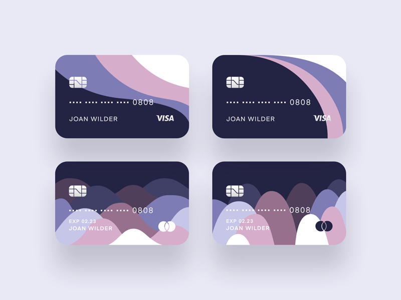 免费信用卡设计模板插图