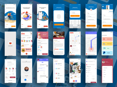 商店/市场App用户界面设计套件