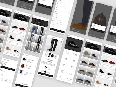 时装商店App应用模板
