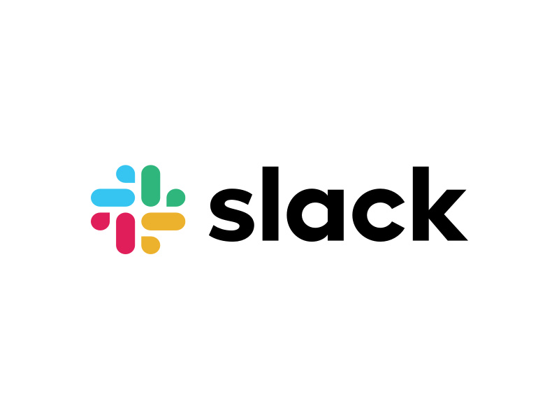 新Slack Logo矢量设计插图
