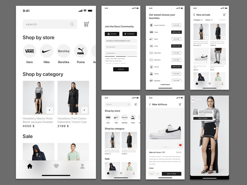 购物App应用程序演示模板插图