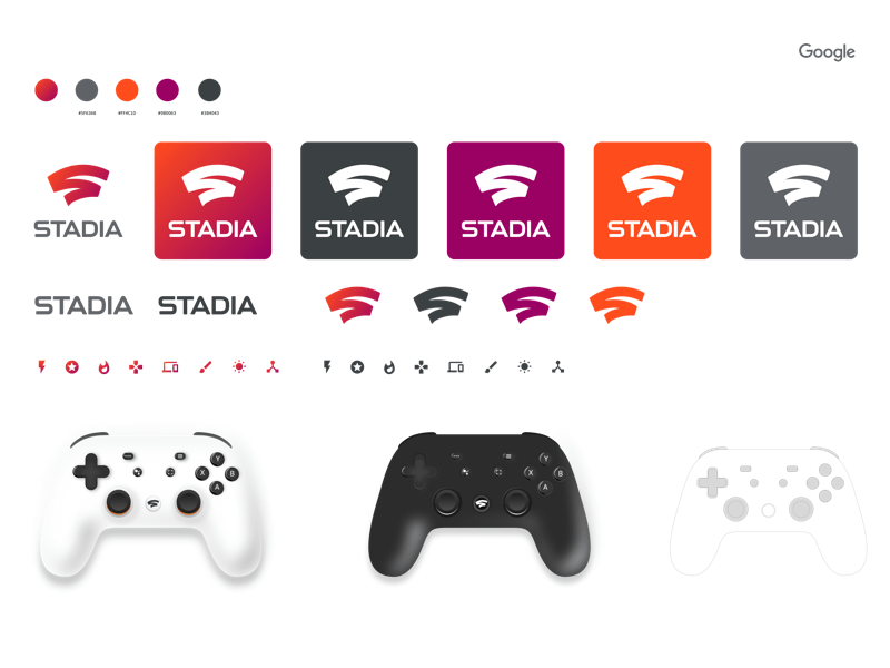 Stadia云游戏流媒体服务图标插图