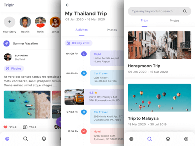 旅游App应用程序概念设计
